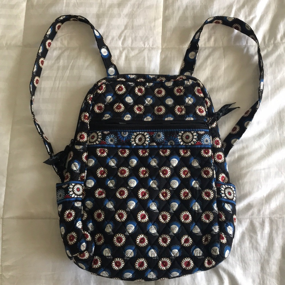 Vera Bradley Backpack with Iconic Owl Print
